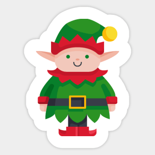 Elf Sticker